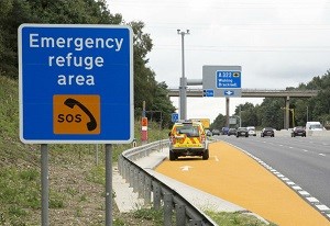 Using an Emergency Refuge Area on a Smart Motorway