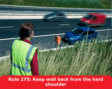 Highway Code Rule 275 Motorway Breakdowns: Stay Away From the Hard Shoulder