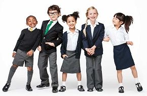 School Uniform Policy Shows Children Wearing a Range of Different Styles
