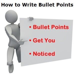 How to Write and Punctuate Bullet Points