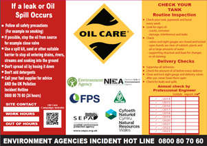 Industrial Oil Tank Sticker