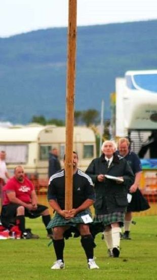 Highland Games Caber Toss